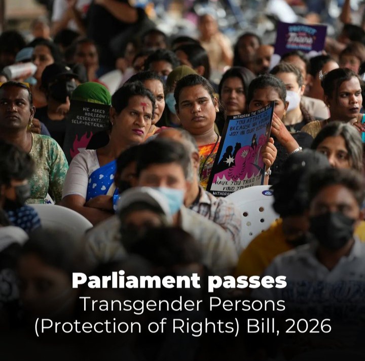 ട്രാൻസ്ജെൻഡർ ബിൽ പാസ്സാക്കി ലോക്സഭ