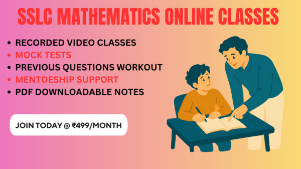 SSLC Mathematics Kerala state syllabus